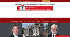 Desktop Screenshot of equitablepublicadjusters.com
